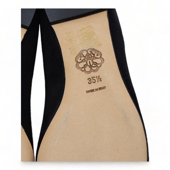 Alexander McQueen Classic Skull Leather Ballerinas Flats Shoes NIB Black 35.5 - Picture 7 of 9